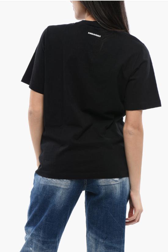  디스퀘어드2 반팔 티셔츠 S72GD0530 S24668 900 Black - DSQUARED2