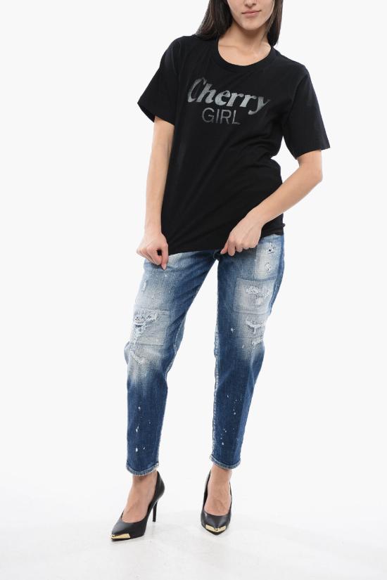  디스퀘어드2 반팔 티셔츠 S72GD0530 S24668 900 Black - DSQUARED2