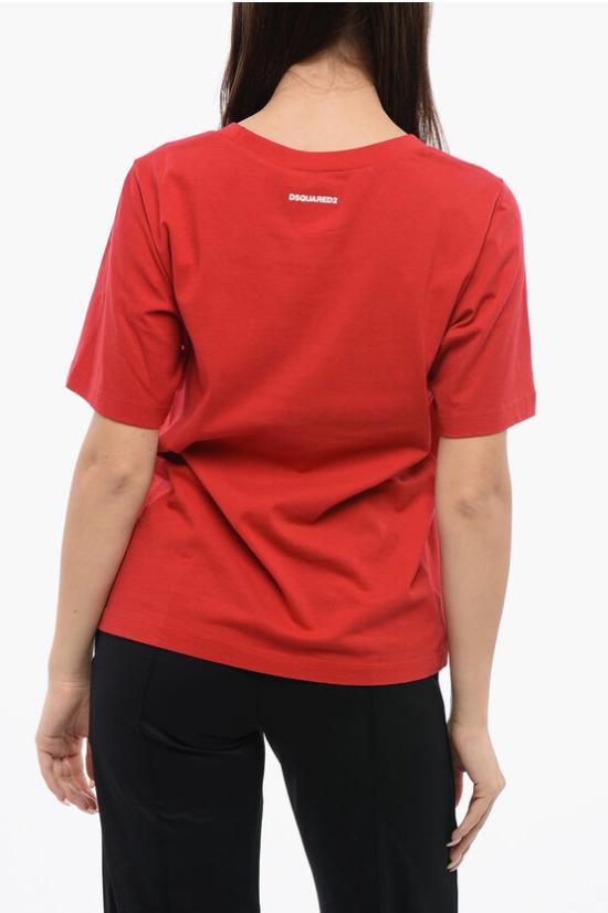  디스퀘어드2 반팔 티셔츠 S72GD0530 S24668 309 Red - DSQUARED2