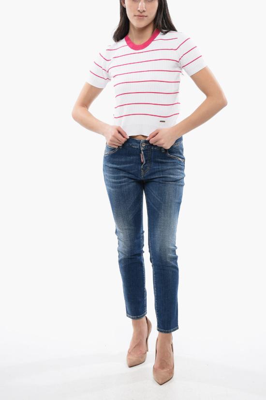  디스퀘어드2 반팔 티셔츠 S72HA1196 D13015 961 White - DSQUARED2