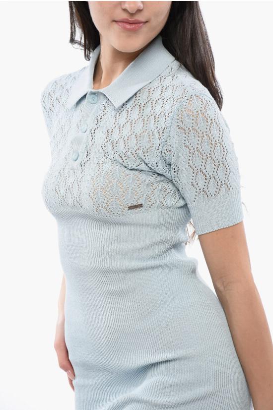  디스퀘어드2 숏 원피스 S72CV0519 D13009 491 Light blue - DSQUARED2