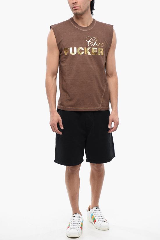  디스퀘어드2 민소매 티셔츠 S71GD1432 S22507 138 Brown - DSQUARED2