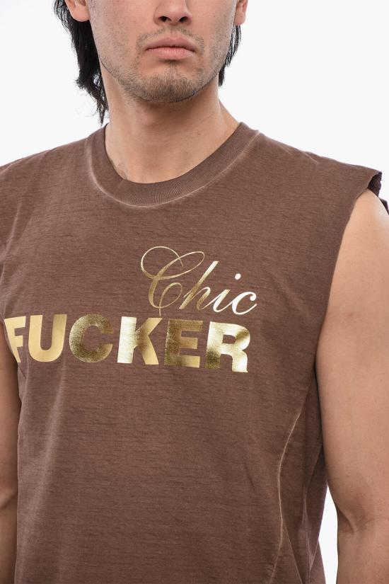  디스퀘어드2 민소매 티셔츠 S71GD1432 S22507 138 Brown - DSQUARED2