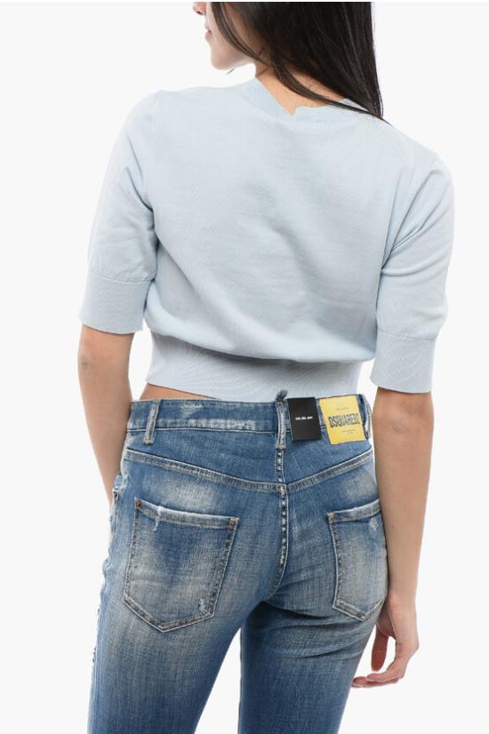  디스퀘어드2 반팔 티셔츠 S72HA1201 D13018 491 Light blue - DSQUARED2