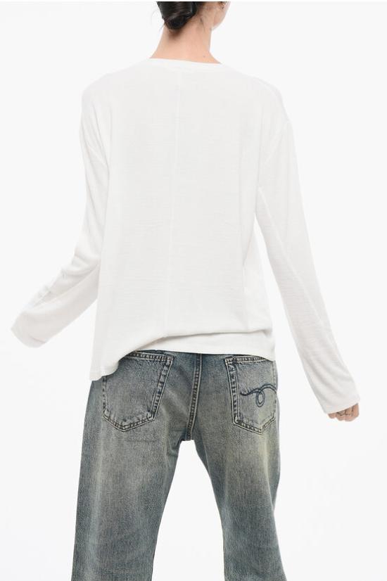  랙앤본 긴팔 티셔츠 WCC23ST082C782 0 WHT White - RAG & BONE