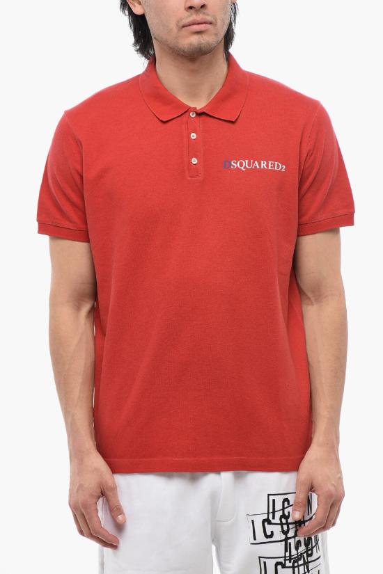  디스퀘어드2 폴로 티셔츠 S71GL0046 S22743 307 Red