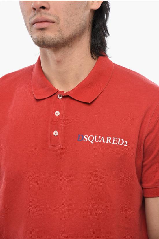  디스퀘어드2 폴로 티셔츠 S71GL0046 S22743 307 Red - DSQUARED2