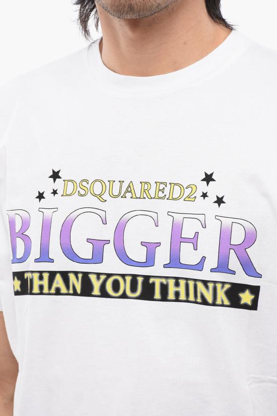  디스퀘어드2 반팔 티셔츠 S71GD1403 S23009 100 White - DSQUARED2