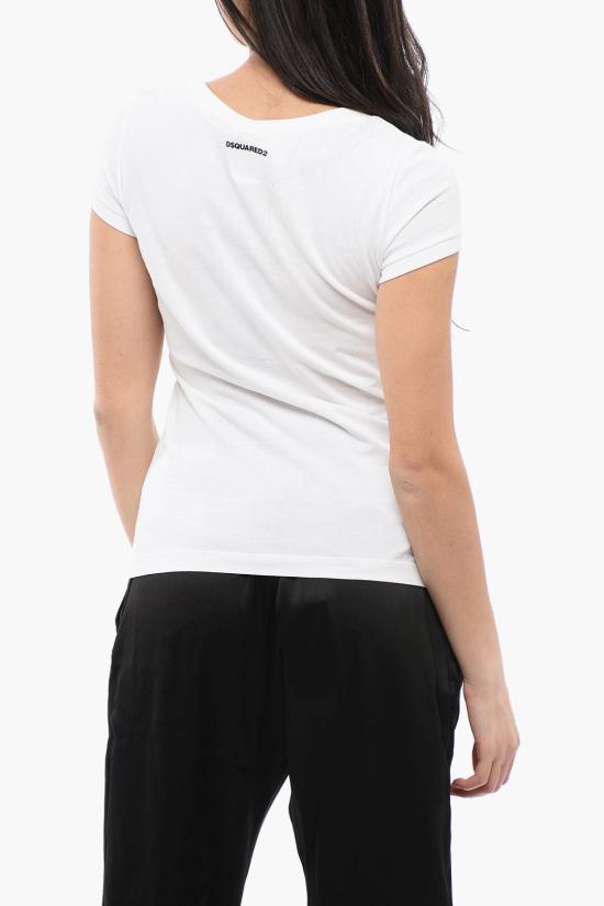  디스퀘어드2 반팔 티셔츠 S72GD0521 S24668 100 White - DSQUARED2