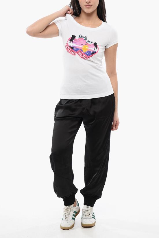  디스퀘어드2 반팔 티셔츠 S72GD0521 S24668 100 White - DSQUARED2