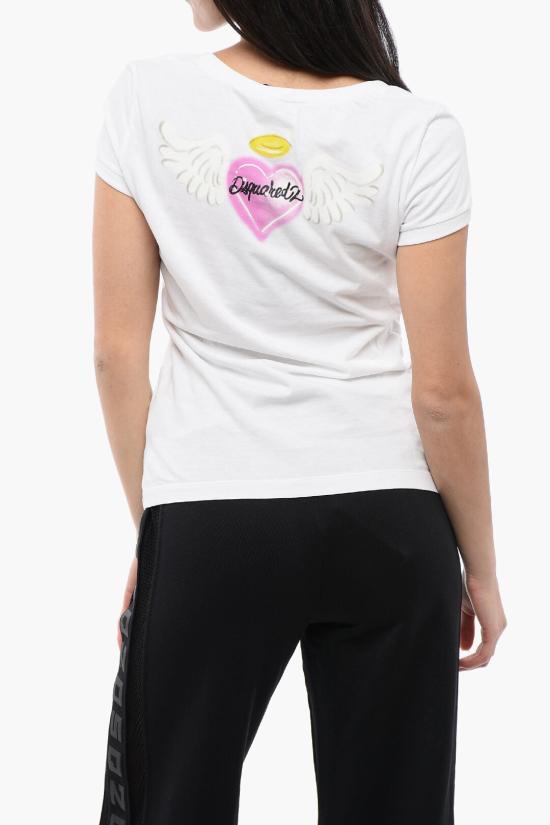  디스퀘어드2 반팔 티셔츠 S72GD0520 S24668 100 White - DSQUARED2