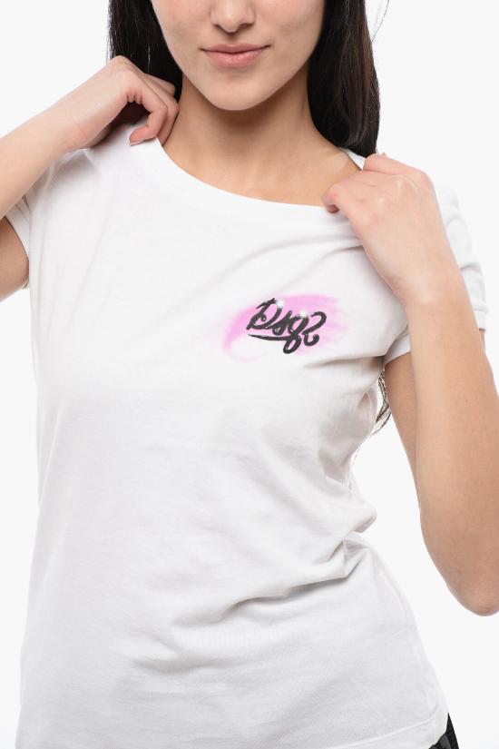  디스퀘어드2 반팔 티셔츠 S72GD0520 S24668 100 White - DSQUARED2