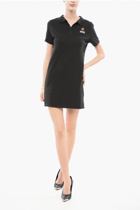  겐조 숏 원피스 FC62RO707 4PU 99J Black