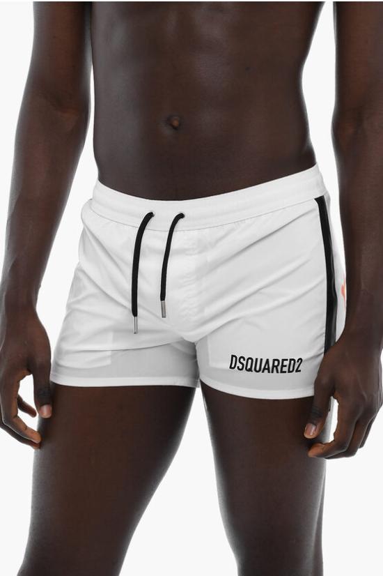  디스퀘어드2 스윔팬츠 D7B8N3970 ISA01 178 White