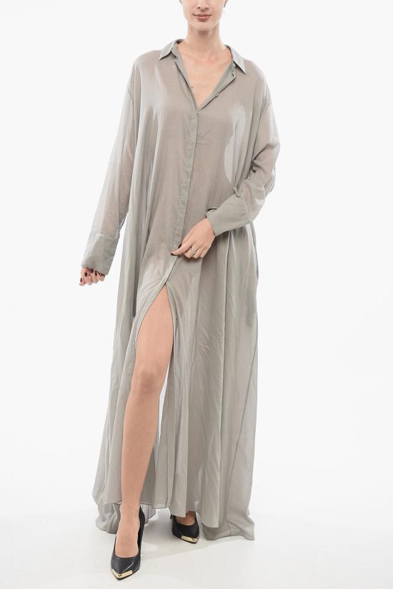  슈퍼 블론드 롱 원피스 DRESSJCOGRIGIO Gray