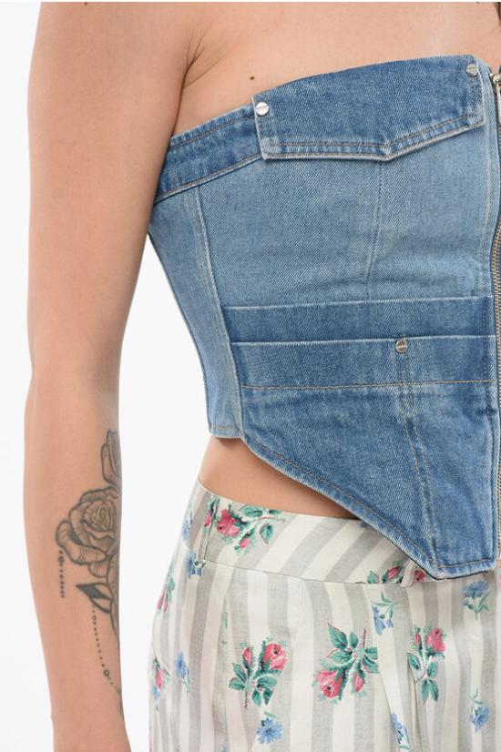  디온리 민소매 티셔츠 A3644PS24DE 6047 Light blue - DION LEE