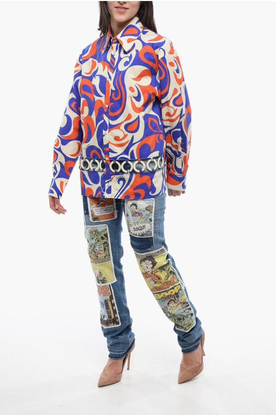  디스퀘어드2 블라우스 S72DL0751 D35027 001S Multicolor - DSQUARED2