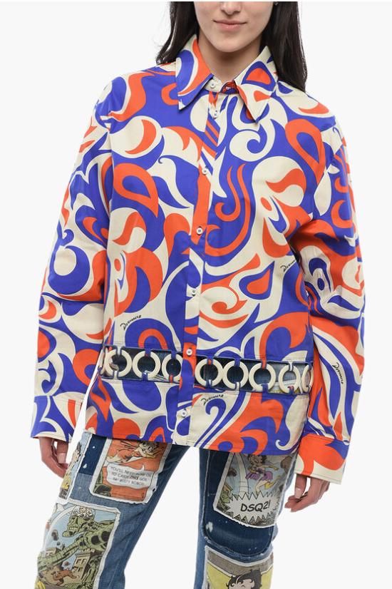  디스퀘어드2 블라우스 S72DL0751 D35027 001S Multicolor