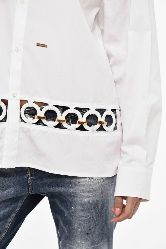  디스퀘어드2 셔츠 S72DL0751 S36275 100 White - DSQUARED2