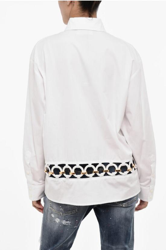  디스퀘어드2 셔츠 S72DL0751 S36275 100 White - DSQUARED2