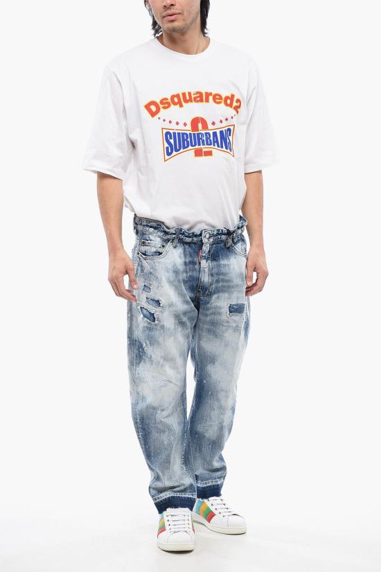  디스퀘어드2 데님 팬츠 S71LB1389 S30309 470 Blue - DSQUARED2