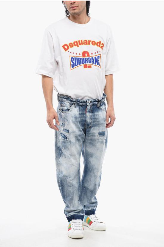  디스퀘어드2 데님 팬츠 S71LB1389 S30309 470 Blue - DSQUARED2