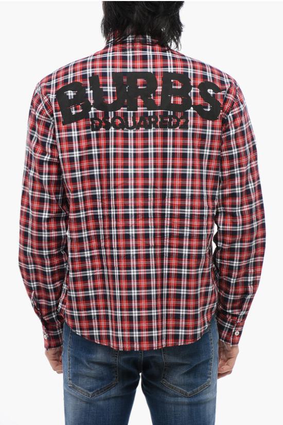  디스퀘어드2 긴팔 셔츠 S74DM0808 S78509 001F Red - DSQUARED2