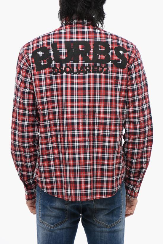  디스퀘어드2 긴팔 셔츠 S74DM0808 S78509 001F Red - DSQUARED2