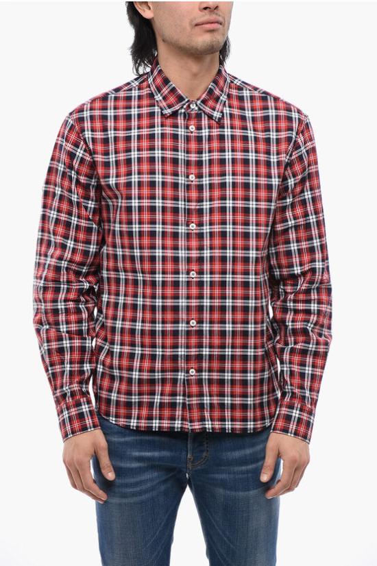  디스퀘어드2 긴팔 셔츠 S74DM0808 S78509 001F Red