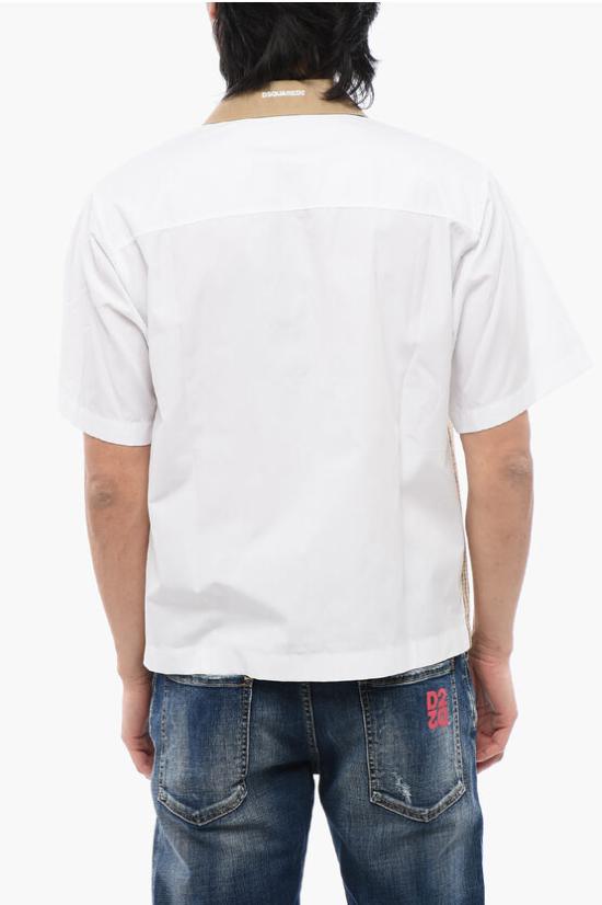  디스퀘어드2 반팔 셔츠 S71DM0677 S36275 100 - DSQUARED2