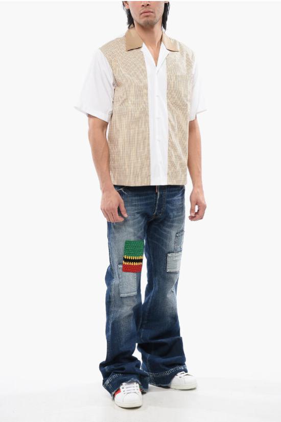  디스퀘어드2 반팔 셔츠 S71DM0677 S36275 100 - DSQUARED2