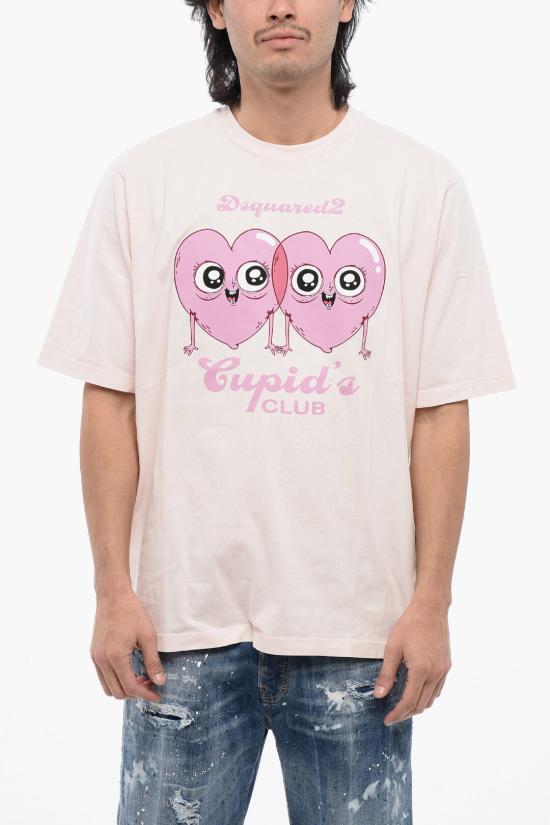  디스퀘어드2 반팔 티셔츠 S74GD1245 S24660 231 Pink