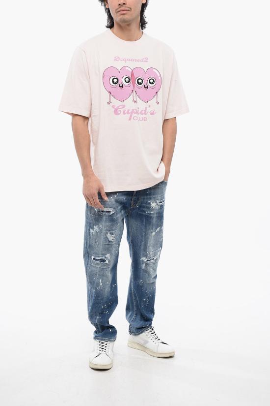  디스퀘어드2 반팔 티셔츠 S74GD1245 S24660 231 Pink - DSQUARED2