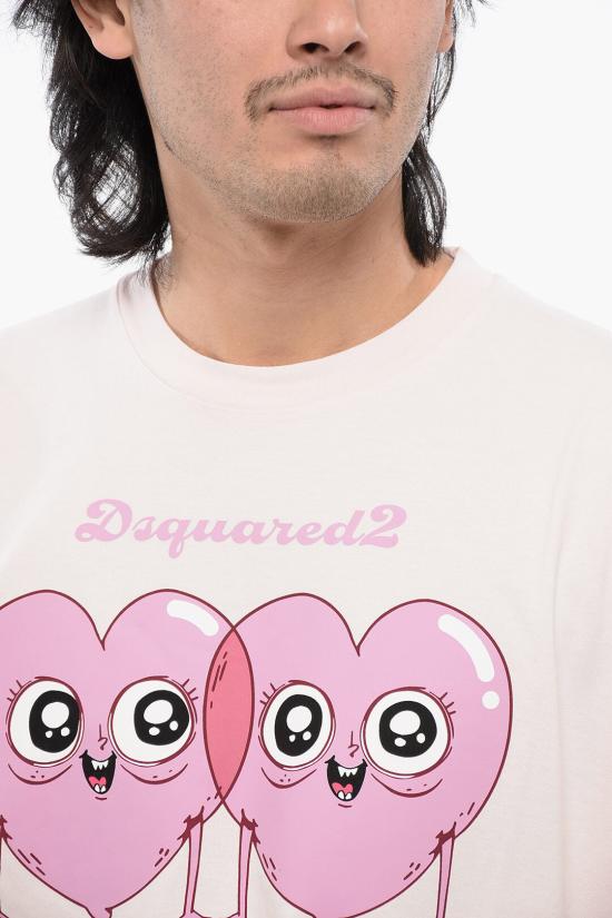  디스퀘어드2 반팔 티셔츠 S74GD1245 S24660 231 Pink - DSQUARED2