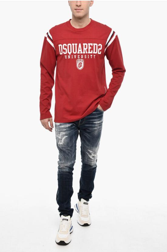  디스퀘어드2 긴팔 티셔츠 S74GD1218 S24658 309 Red - DSQUARED2