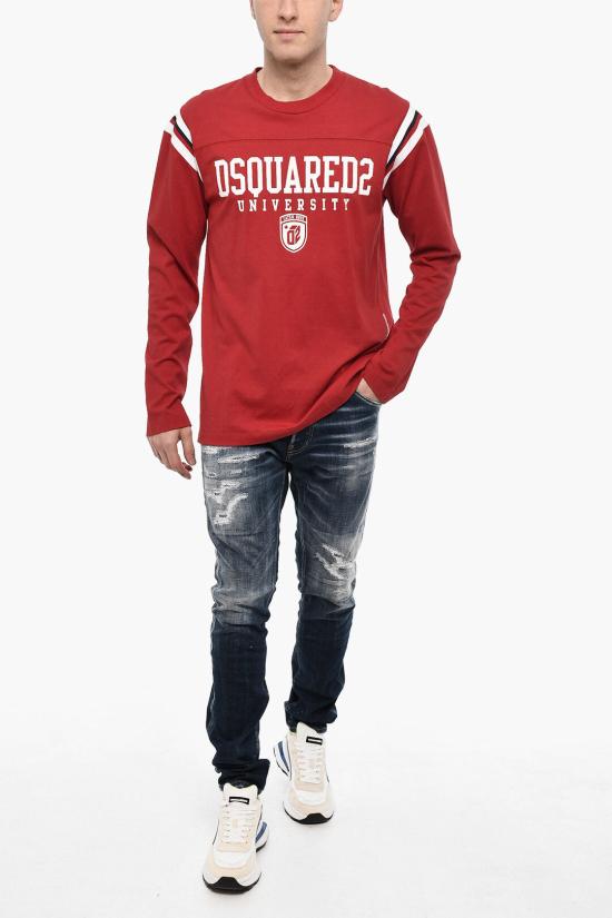  디스퀘어드2 긴팔 티셔츠 S74GD1218 S24658 309 Red - DSQUARED2