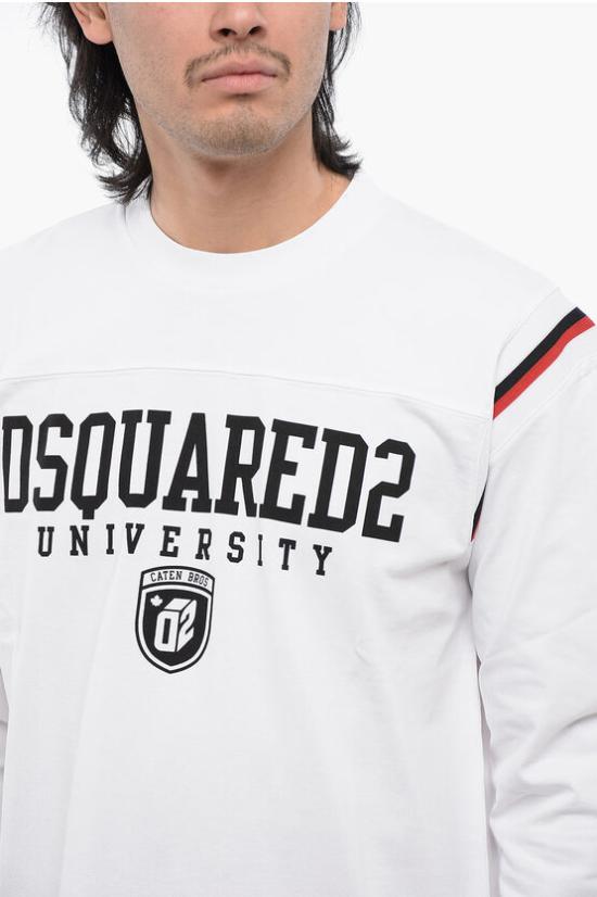  디스퀘어드2 긴팔 티셔츠 S74GD1218 S24658 100 White - DSQUARED2
