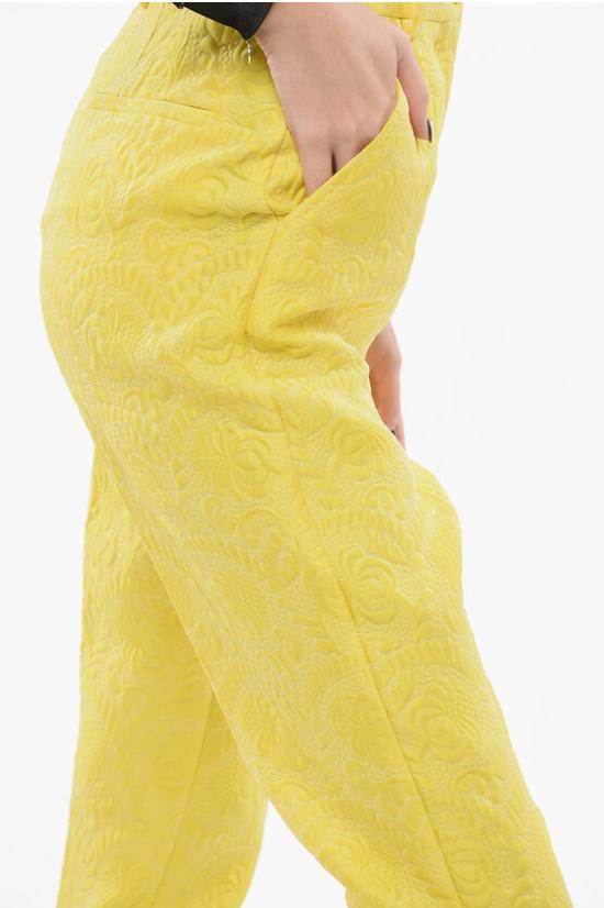  돌체앤가바나 스트레이트 팬츠 FTAM2THJMOKA3776 Yellow - DOLCE & GABBANA