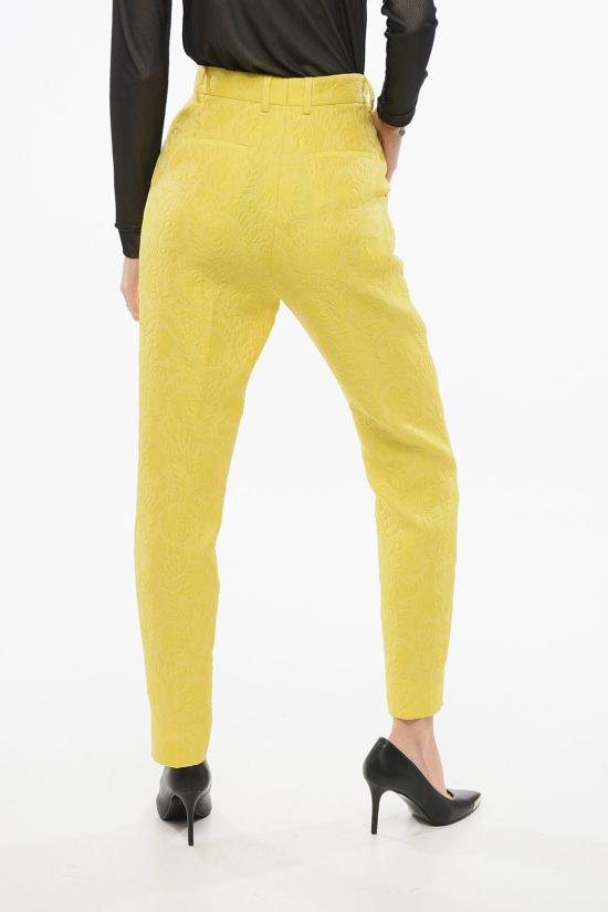  돌체앤가바나 스트레이트 팬츠 FTAM2THJMOKA3776 Yellow - DOLCE & GABBANA