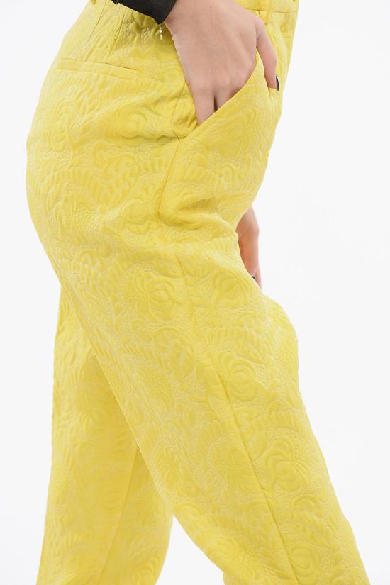  돌체앤가바나 스트레이트 팬츠 FTAM2THJMOKA3776 Yellow - DOLCE & GABBANA