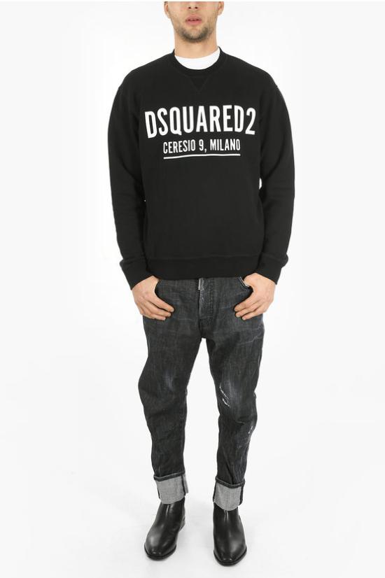  디스퀘어드2 긴팔 티셔츠 S71GU0448 S25042 900 Black - DSQUARED2