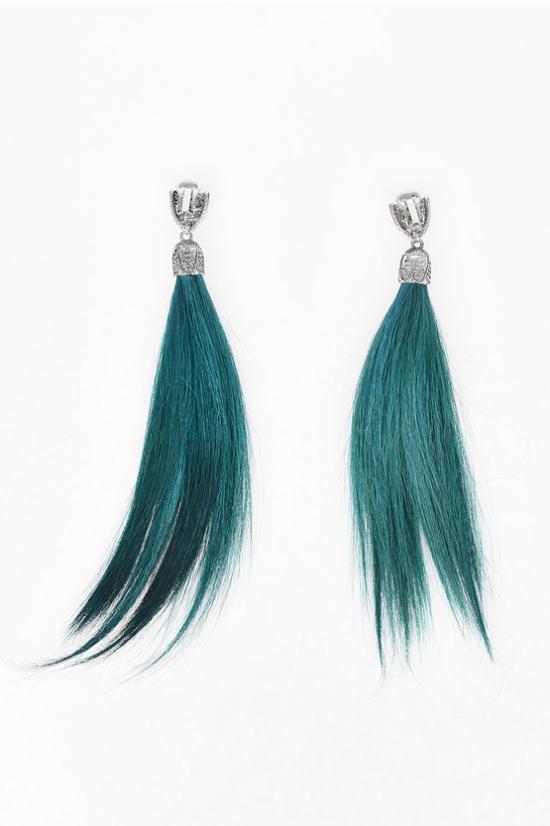  디스퀘어드2 이어링 ERW0035 37201082 M1553 Green - DSQUARED2