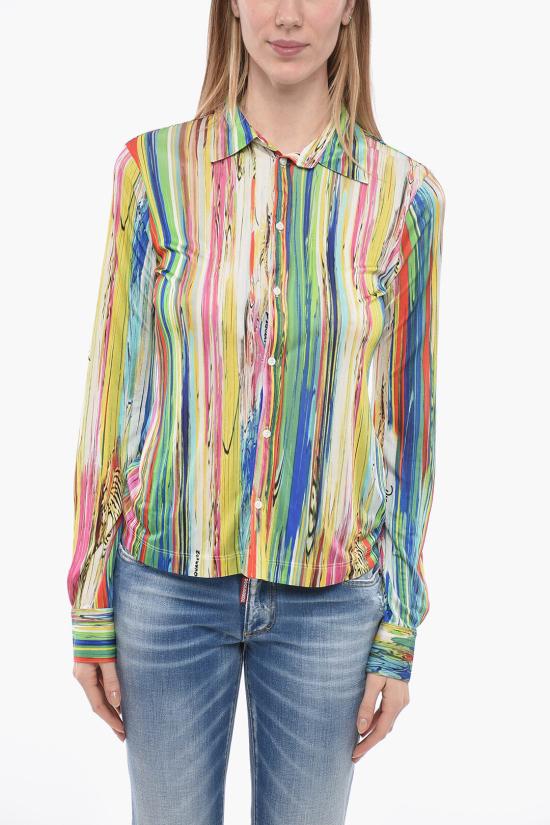  디스퀘어드2 블라우스 S72DL0720 S24523 003S Multicolor