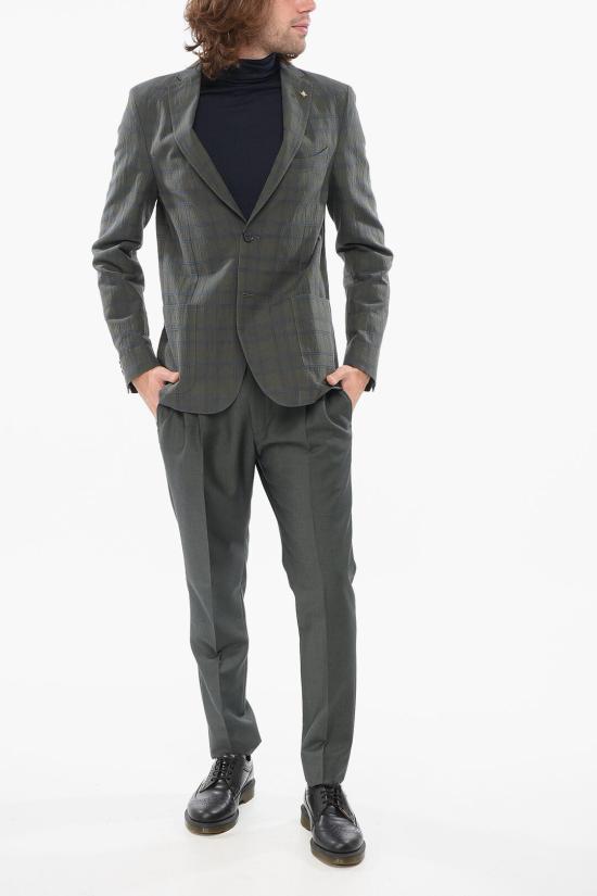  꼬르넬리아니 수트 자켓 91XZ91 3166928 050 Green - CORNELIANI