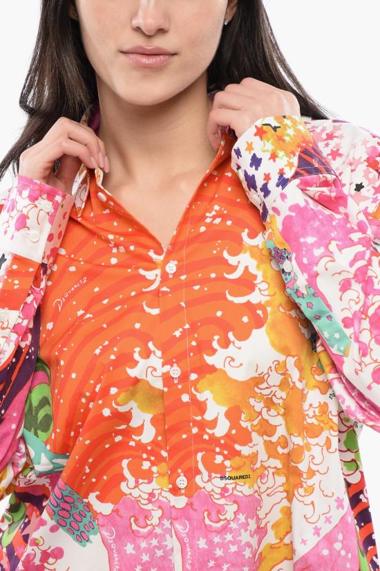  디스퀘어드2 블라우스 S72DL0753 D35029 001S Multicolor - DSQUARED2