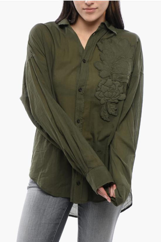  디스퀘어드2 블라우스 S72DL0752 S78585 695 Military Green