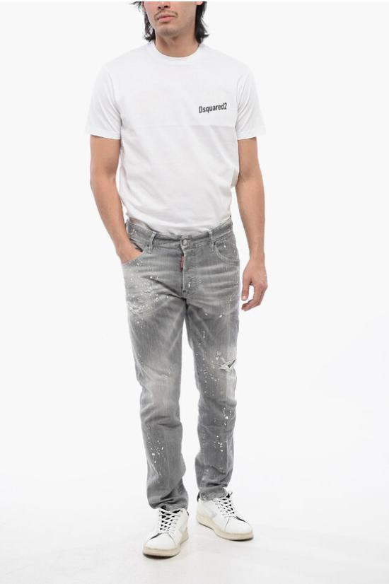  디스퀘어드2 데님 팬츠 S74LB1477 S30260 852 Gray - DSQUARED2