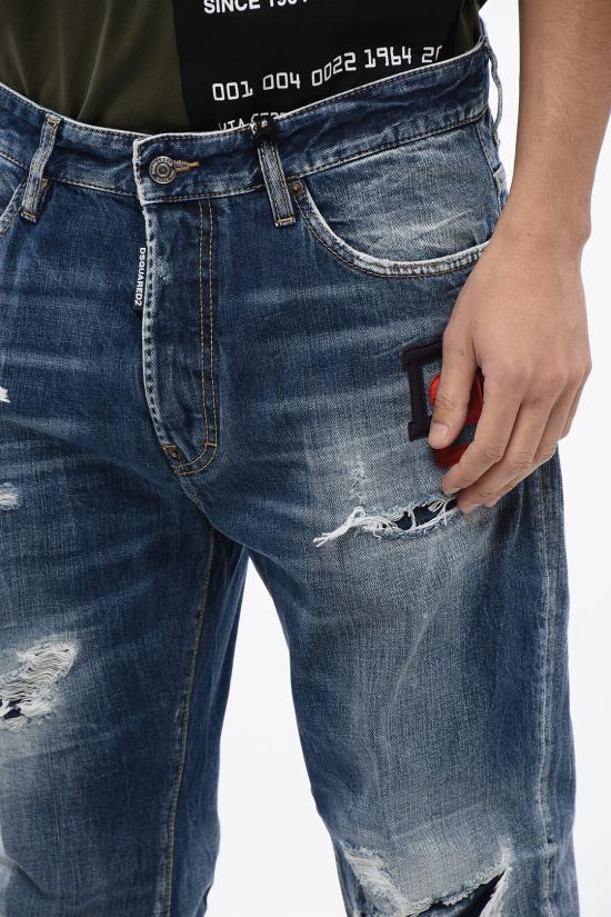  디스퀘어드2 데님 팬츠 S74LB1435 S30309 470 Blue - DSQUARED2