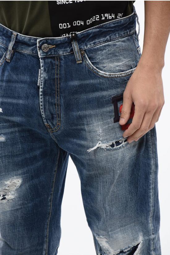  디스퀘어드2 데님 팬츠 S74LB1435 S30309 470 Blue - DSQUARED2