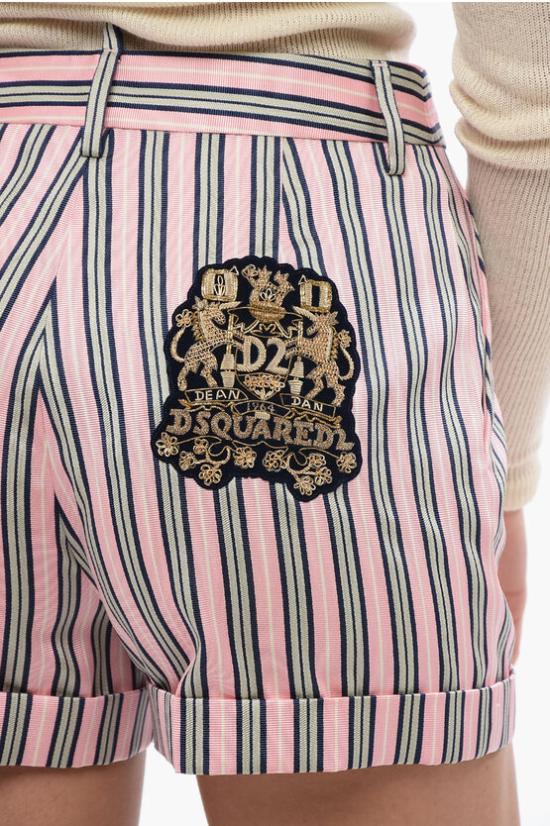  디스퀘어드2 숏팬츠 S72MU0506 D35019 001F Pink - DSQUARED2